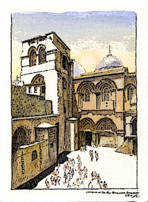Click to see full size image of Church of the Holy Sepulchre Jerusalem
