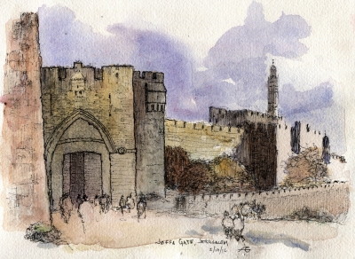 Click to see full size image of Jaffa Gate